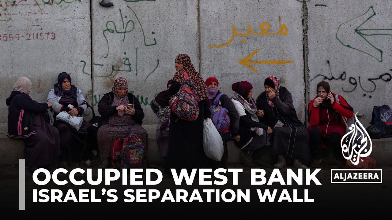 جدار الفصل الإسرائيلي في الضفة الغربية المحتلة يقيد حياة الفلسطينيين