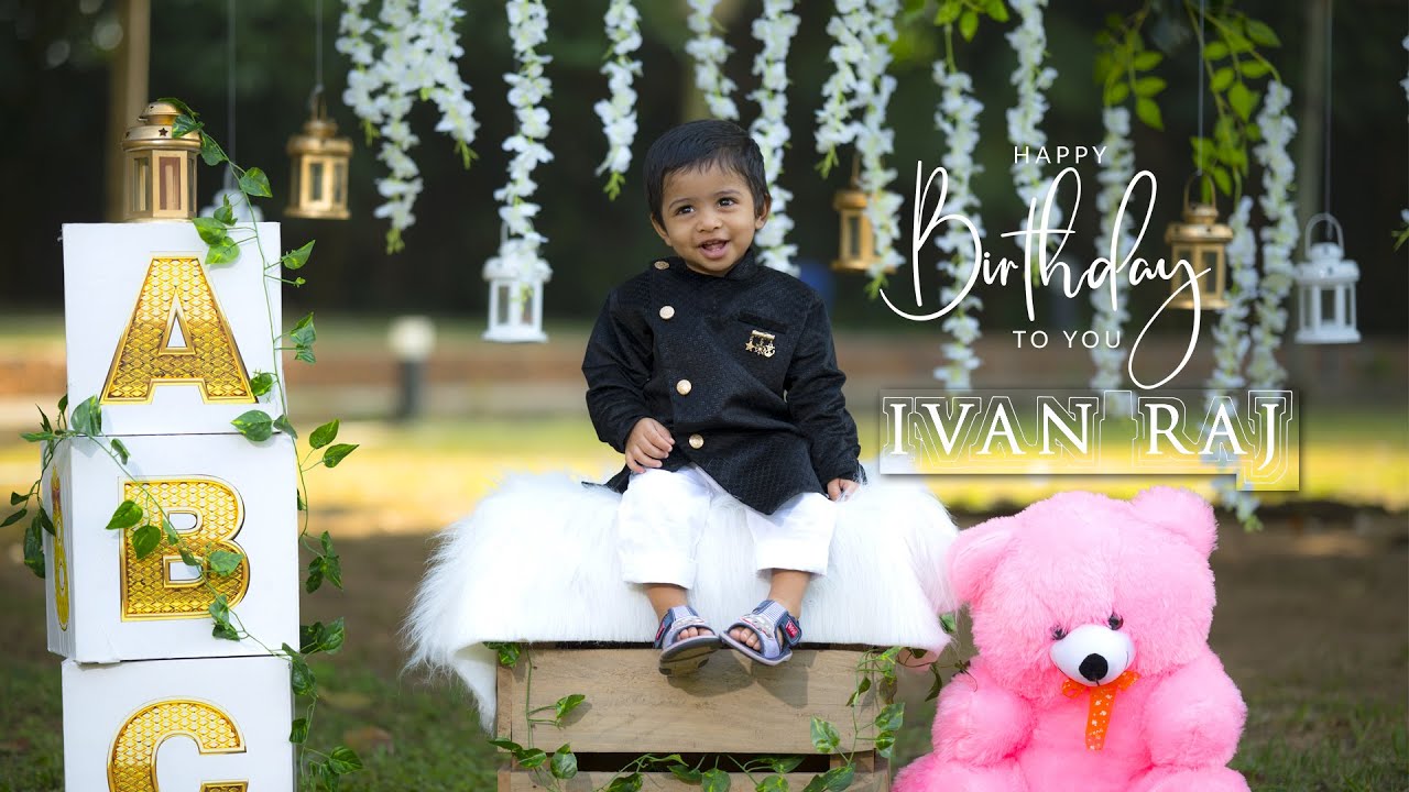 Hivan Raj Ivan Raj First Birthday Teaser I BABY SHOOT I BY SNAP SHOOTER STUDIOS ...