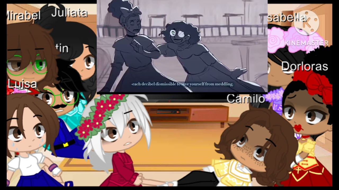 Encanto reacts to Mirabels villian song We don't talk about Bruno