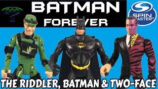 Batman Forever 5 Inch The Riddler, Batman & Two-Face Review - Spin Master DC Retro Collection
