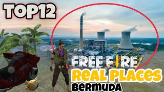 Top 12 Free Fire Places In Real Life Bermuda 2020 | GARENA FREE FIRE IN REAl FIFE | 2020