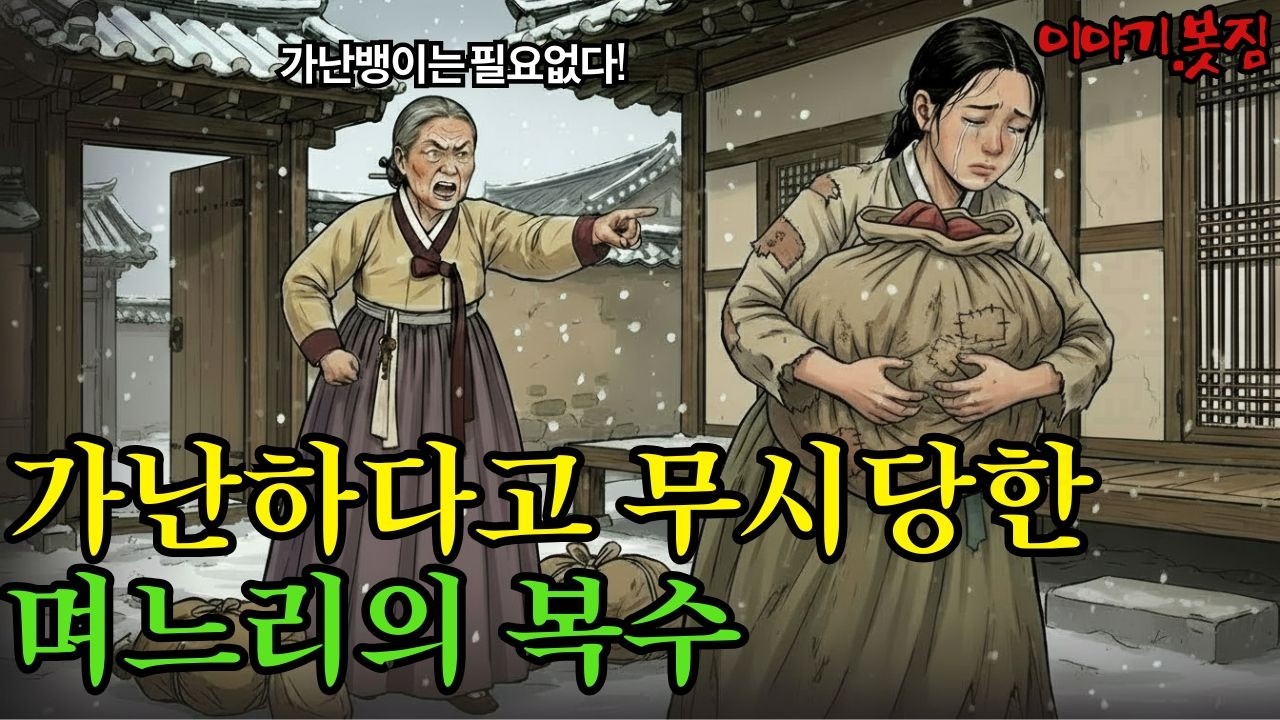 가난하다고 무시당한 며느리의 통쾌한 복수 |야담|만담|전설|옛날이야기|사연