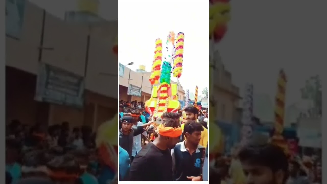 Haveri rockstar mass entry ❤️💛@TN BULL LOVER da 