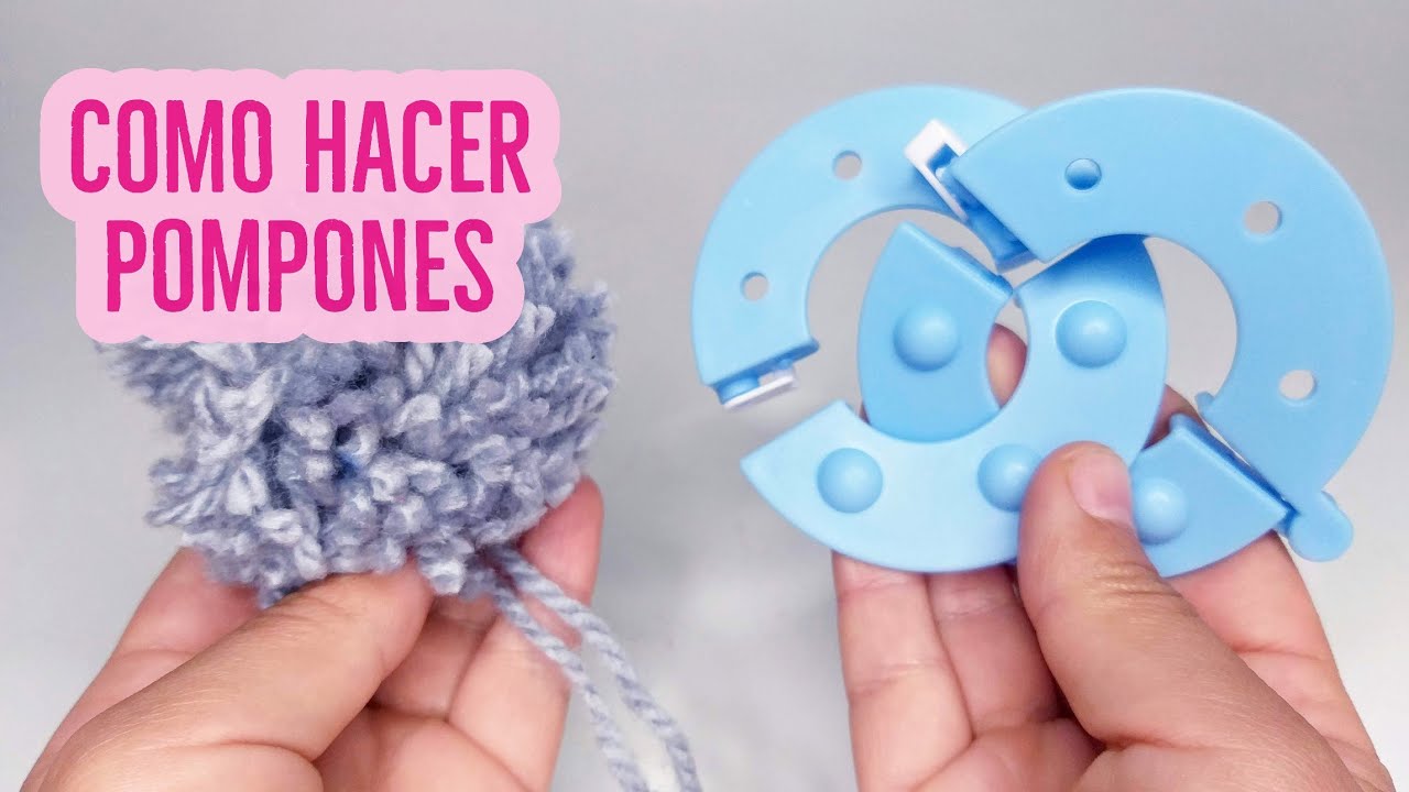 Como usar la maquina para hacer pompones | pomponera