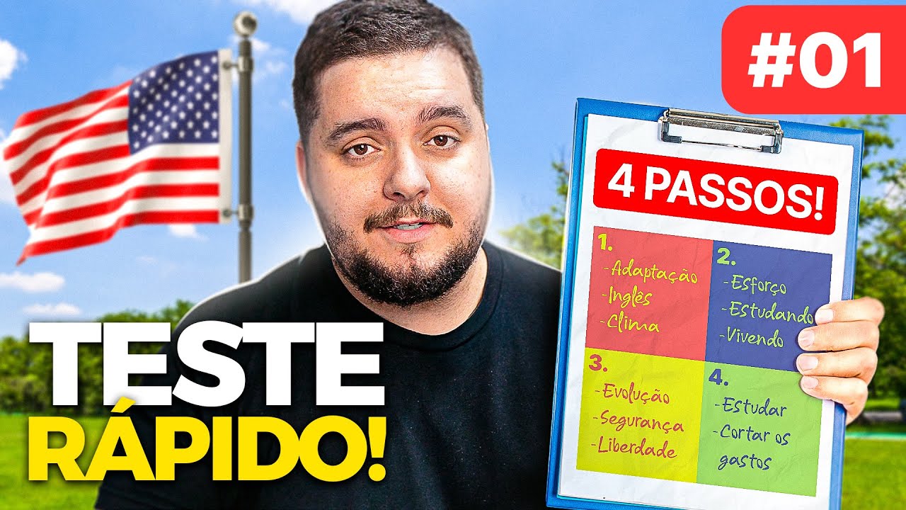 TESTE RÁPIDO PARA SABER SE OS EUA É PARA VOCÊ | DO ZERO AOS EUA #1
