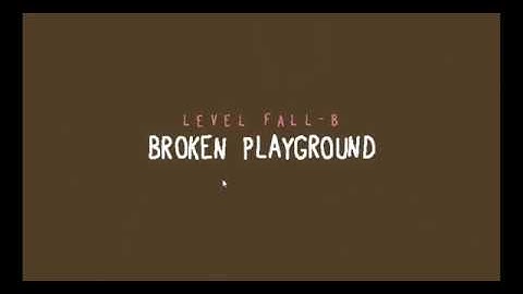 Baba Is You -- Broken Playground, Level B of Forest of Fall Easy Solution