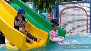 Baby Jihan Bermain Di WaterBoom bidadari Lampung Tengah Lucu Sekali