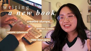 writing a NEW book ☀ creative refresh, new keycaps and enemies to lovers... (writing vlog)