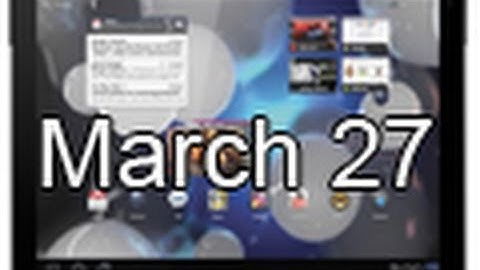 Motorola Xoom WiFi-Only Coming March 27 For $599!