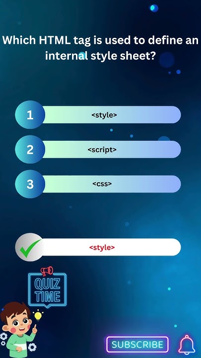 How to Use the 'style' Tag for Internal CSS in HTML | Complete Guide ...