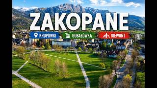 Zakopane - 4K - Krupówki, Gubałówka, Wielka Krokiew i Rówień Krupowa