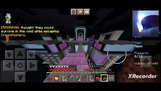 i won a match in skywars (my first face cam!!)