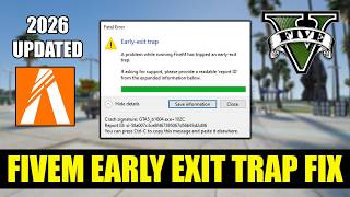 How to Fix Early-Exit trap FiveM | FiveM Fatal Error
