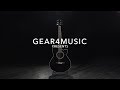 Single Cutaway Electro Acoustic Guitar by Gear4music, Black | Gear4music demo