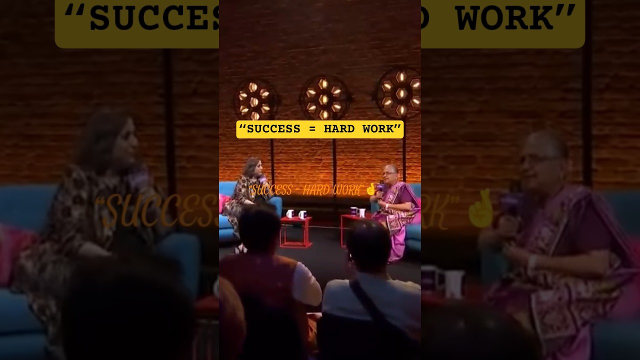 Hard Work Never Fails – Advice by Sudha Murty Ma’am ✨ 