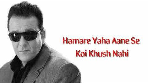 Boys Attitude Status Dialogue   Sanjay Dutt   Saheb Biwi Or Gangster 3  Attitude Status 2018   YouTu