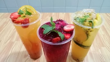 Hướng dẫn cách làm TRÀ DETOX TRÁI CÂY