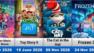 Coming Animated Feature Films (2026-2027)