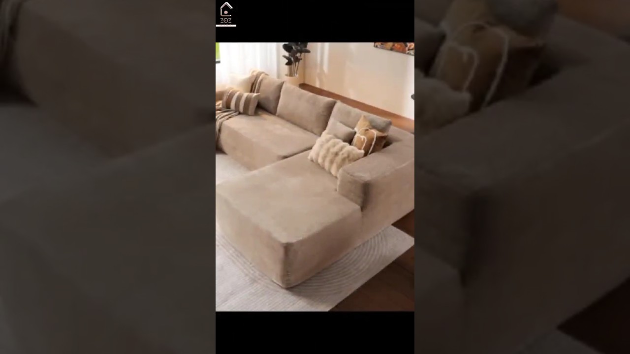 Luxury Cloud Sectional Sofa Review | Modern L-Shape Couch for Living Room Comfort