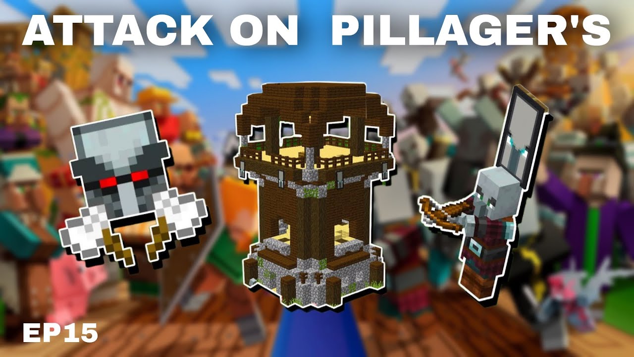 ATTACK ON PILLAGERS MINECRAFT SURVIVAL EPISODE 15 minecraft 4k attack-on-pillagers-minecraft-survival-episode-15-minecraft-4k