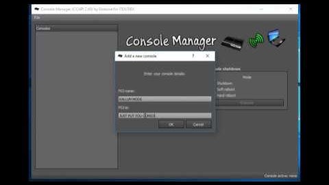 How To Connect To Control Console API