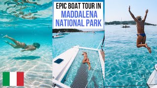 Experience THE MALDIVES OF ITALY: Epic LA MADDALENA Boat Tour!