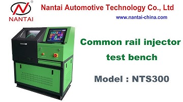 nantai NTS300 Common rail injector testing with BIP function and QR code generation