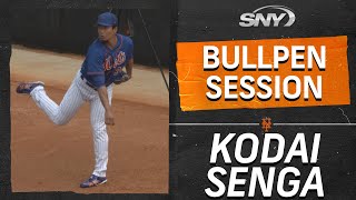 Kodai Senga throws a bullpen session; expected to be ready for Opening Day | Mets Highlights | SNY