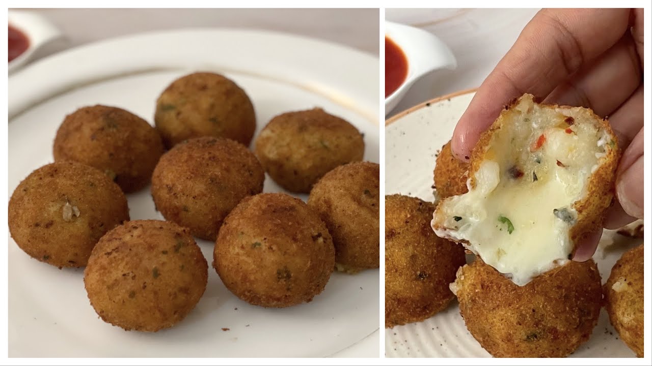 Crispy Potato Cheese Balls | Potato Cheese Balls | Crispy & Cheesy Potato Snacks |Easy Snacks Recipe | Anyone Can Cook with Dr.Alisha