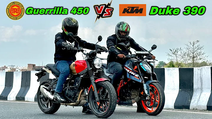GUERRILLA 450 vs DUKE 390 Gen 3 | DRAG RACE 🔥