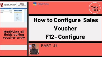 How to Configure Sales Voucher F12: Configure (Part - 14)