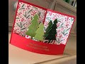 Carte de Noël en relief arrondi   Tuto Stampin&#39;Up N°3- Epinette en beauté -#stampinup