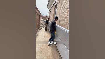 Exterior wall insulation decoration integrated board #shorts