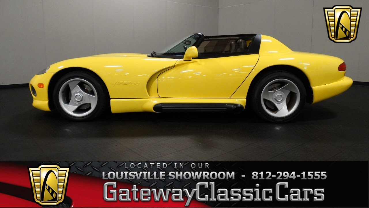 1995 Dodge Viper RT-10 - Louisville Showroom - Stock # 1305 - YouTube