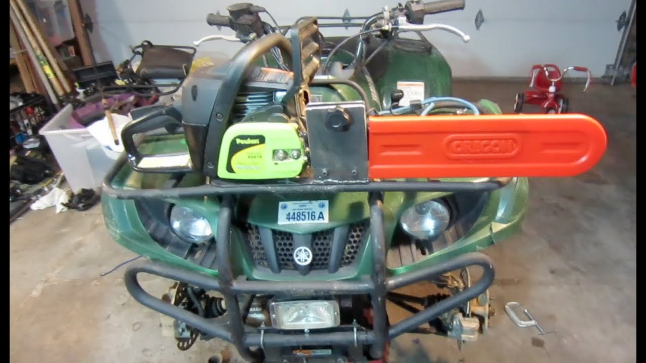 How to make ATV Chainsaw mount Part 1 of 2 - YouTube