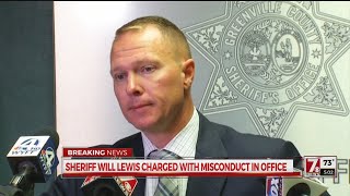 Greenville Co. Sheriff Will Lewis indicted on misconduct charges- Team Coverage 5PM