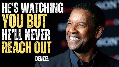 HE’S WATCHING YOU… BUT HE’LL NEVER REACH OUT ~ THE POWER OF WALKING AWAY | DENZEL WASHINGTON SPEECH