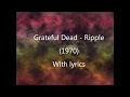 Grateful dead   ripple lyrics