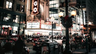 The night of Chicago filled with jazz piano | Romantic playlist with wine and whiskey
