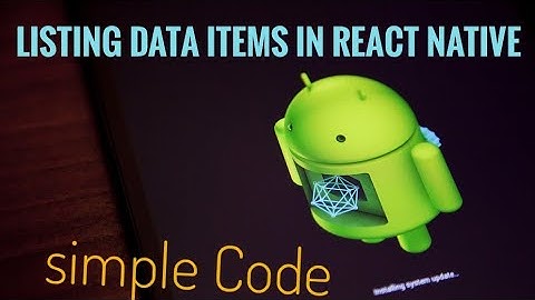 How to list DATA items in react Native #Flatlist #SafeAreaView renderItems