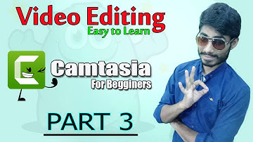 Part 3 : Camtasia Studio 9 Tutorial in Urdu/Hindi | Learn Video Editing | Secret Guru
