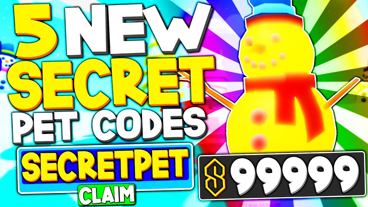 All 5 New Secret Pets Codes In Tapping Simulator Roblox Codes Youtube - 5 new secrets in roblox youtube