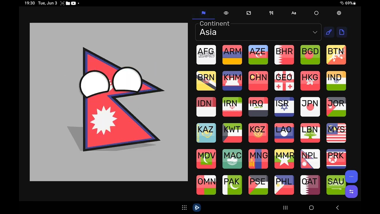 Every Countryball Stickers Canon