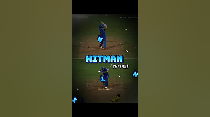 Rohit Sharma Comeback 🔥 76 runs against CSK | KRISHNA EDIT #rohitsharma #ipl #cricket #mumbaiindians