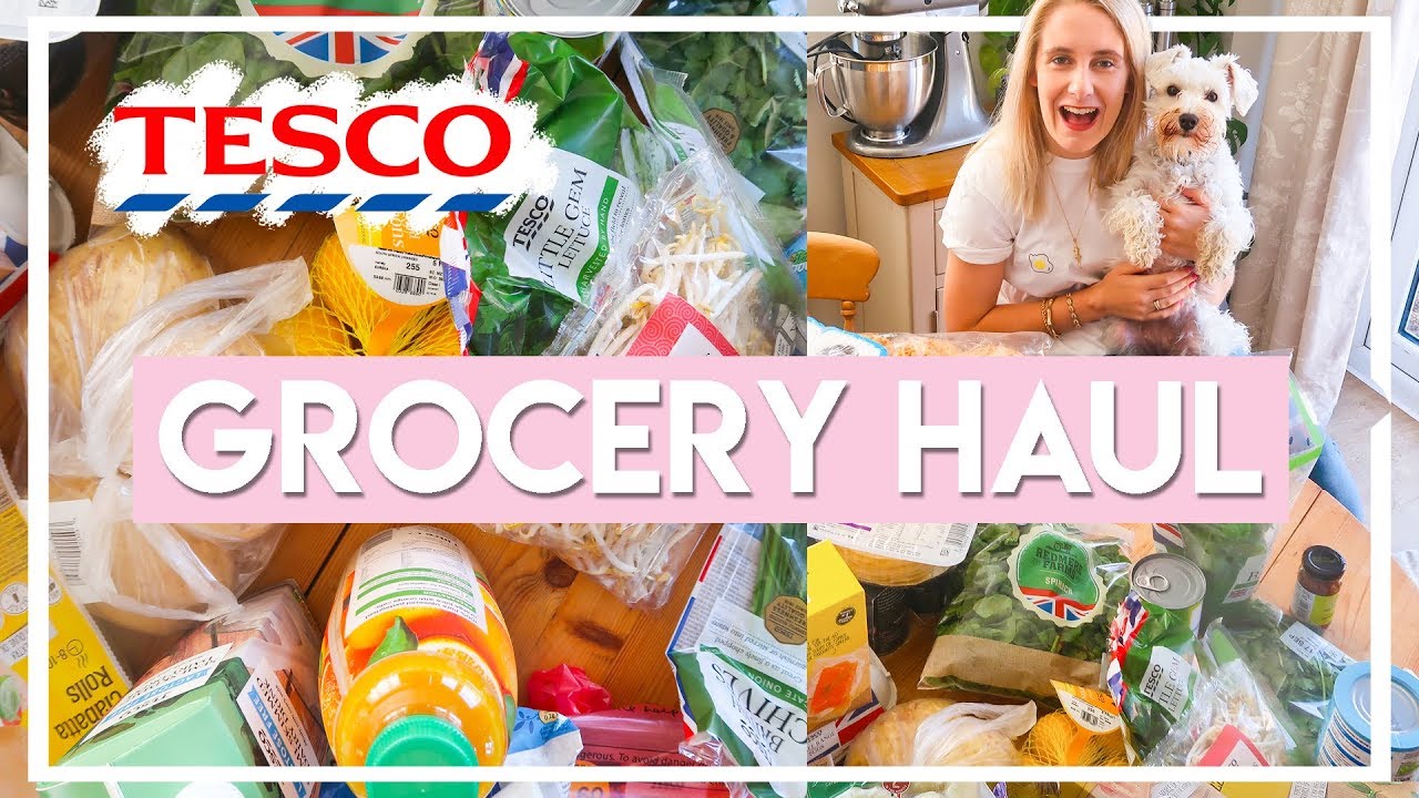 TESCO GROCERY HAUL + MEAL PLAN | WEEKLY FOOD SHOPPING | Becky Excell