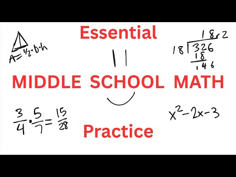 Essential Middle School Math Concepts - Practice Problems #2