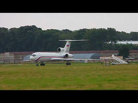 Ту-154М ВМФ. Запуск двигателей