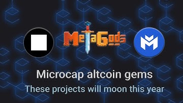 Microcap altcoin gems. These projects will moon in 2022.