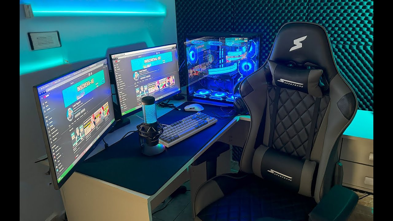 MEU SETUP GAMER 💜 (ATUALIZADO) HUMILDE ! - YouTube
