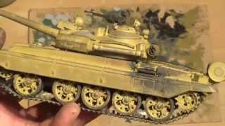 СБОРНЫЕ МОДЕЛИ Финал сборки и покраски кистью модели танка Т-55АМ СБОРНЫЕ МОДЕЛИ Финал сборки и покраски кистью модели танка Т-55АМ